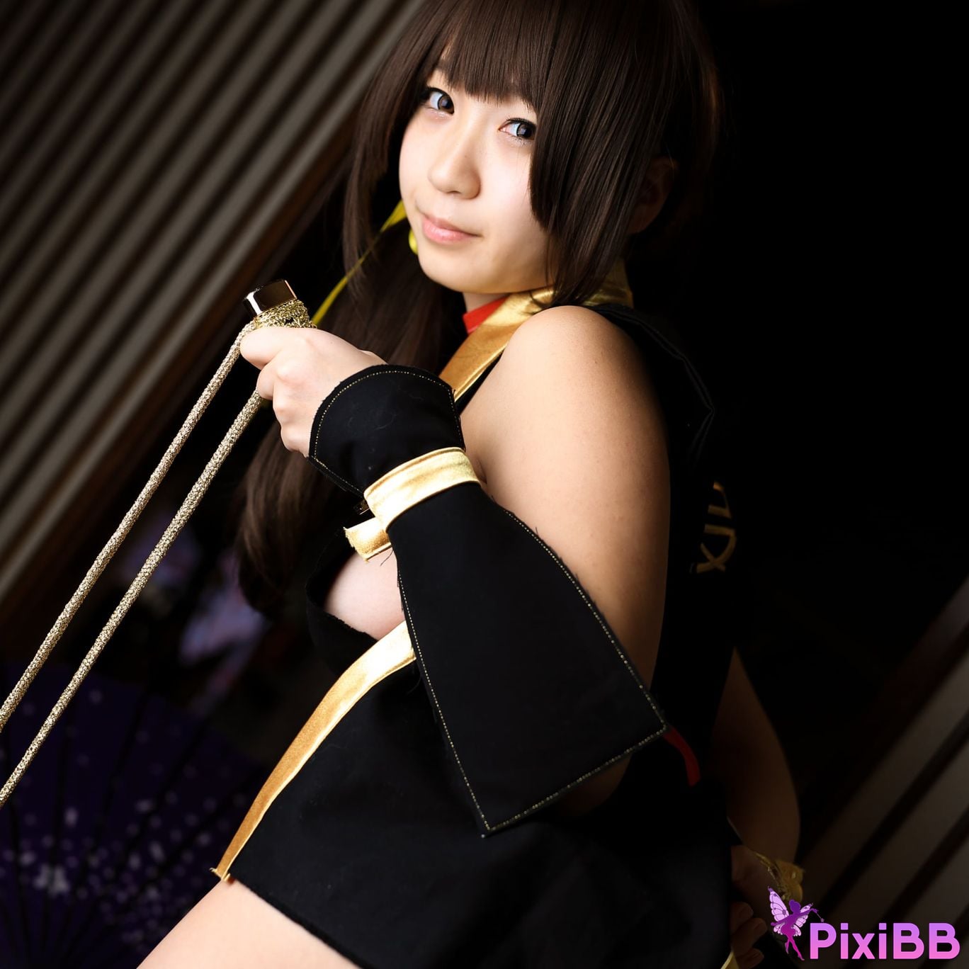 Japanese Idol Moe Iori Kasumi stomach character too degree PixiBB.COM 409