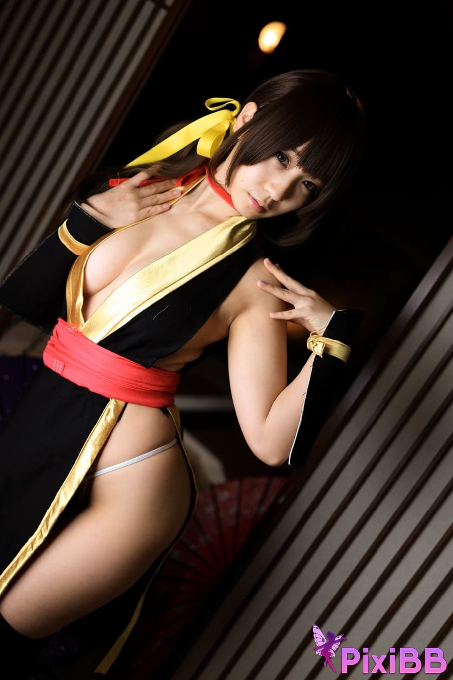 Japanese Idol Moe Iori Kasumi stomach character too degree PixiBB.COM 421