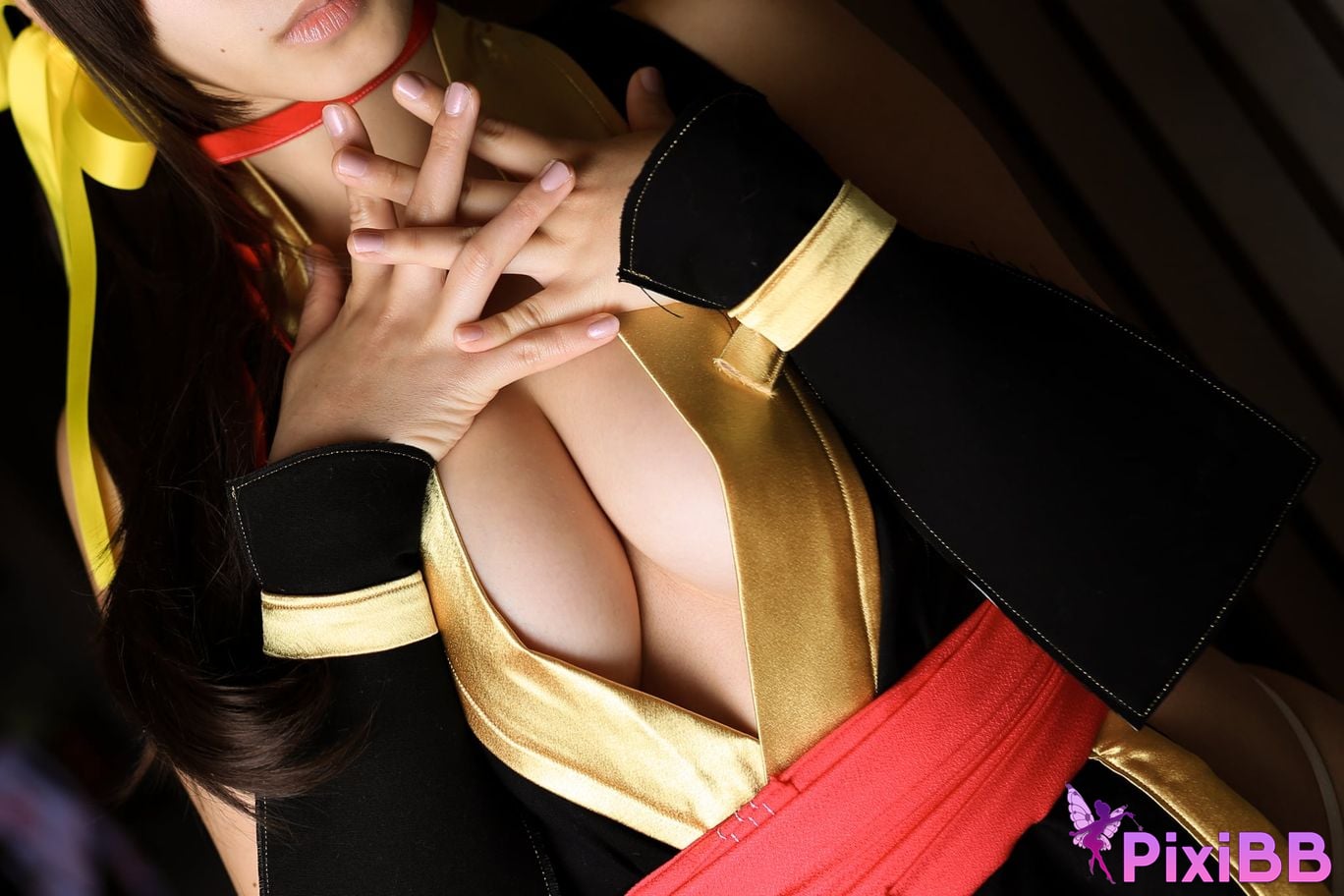 Japanese Idol Moe Iori Kasumi stomach character too degree PixiBB.COM 430