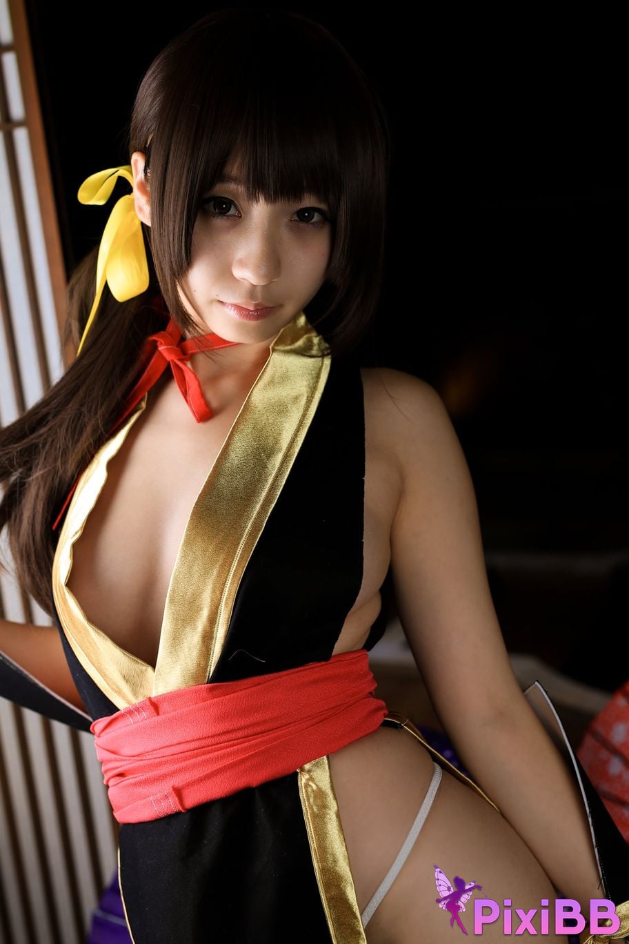 Japanese Idol Moe Iori Kasumi stomach character too degree PixiBB.COM 436