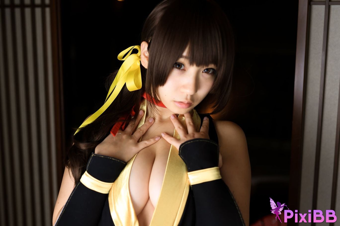 Japanese Idol Moe Iori Kasumi stomach character too degree PixiBB.COM 439