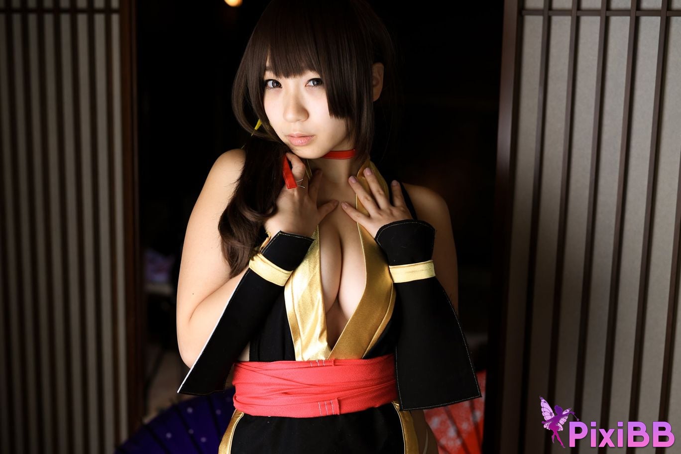 Japanese Idol Moe Iori Kasumi stomach character too degree PixiBB.COM 441