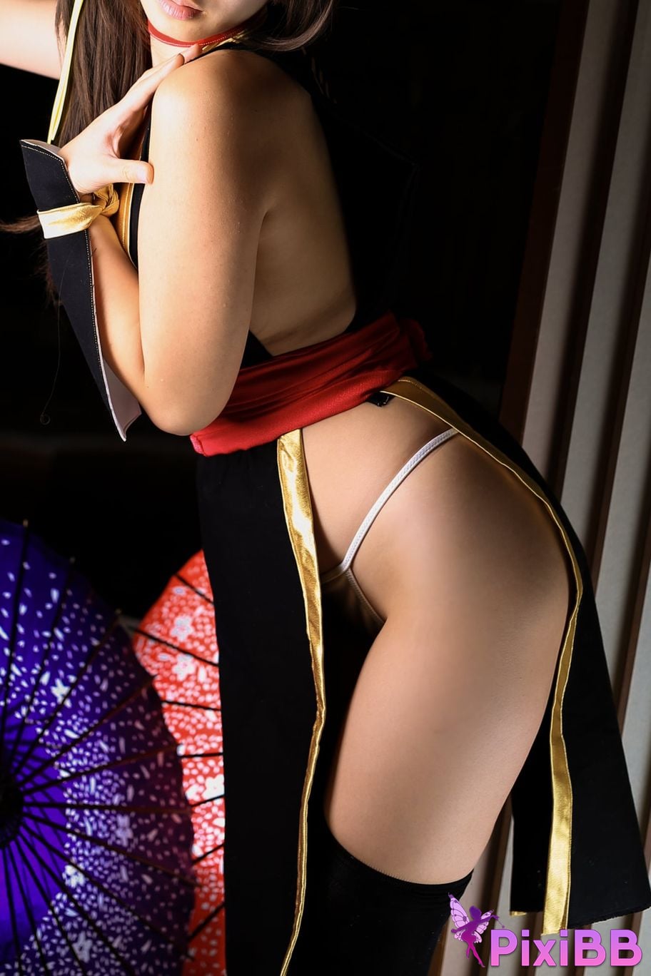 Japanese Idol Moe Iori Kasumi stomach character too degree PixiBB.COM 443