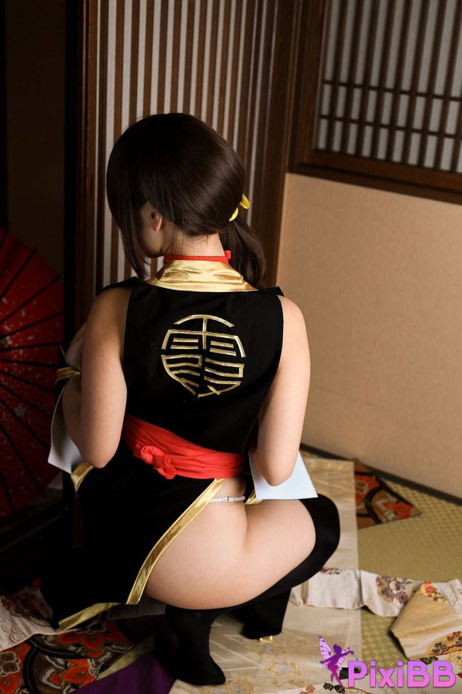 Japanese Idol Moe Iori Kasumi stomach character too degree PixiBB.COM 445