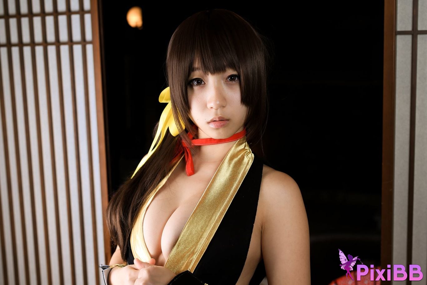 Japanese Idol Moe Iori Kasumi stomach character too degree PixiBB.COM 446