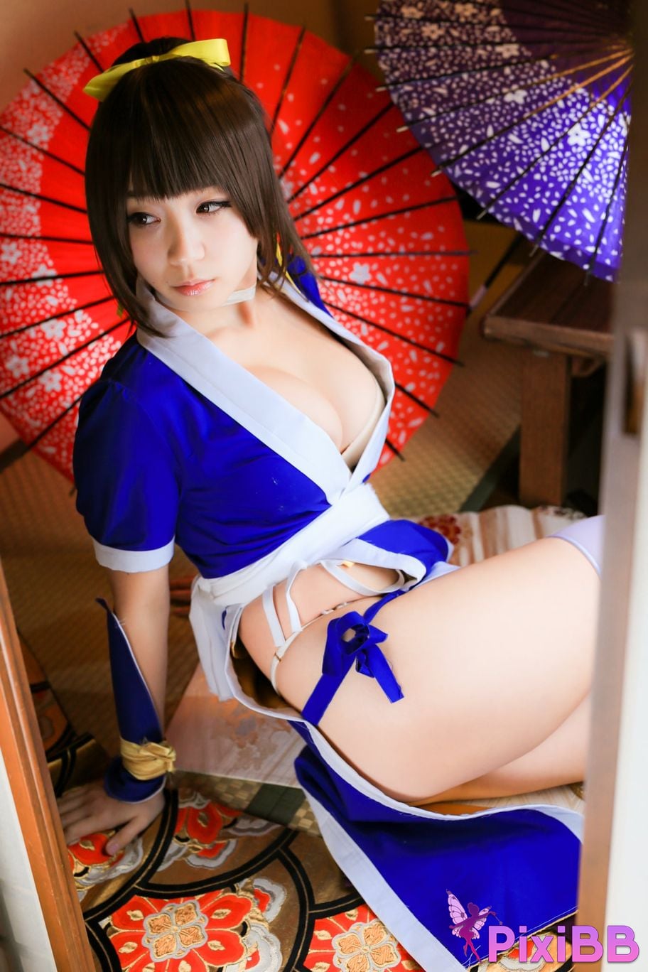 Japanese Idol Moe Iori Kasumi stomach character too degree PixiBB.COM 451