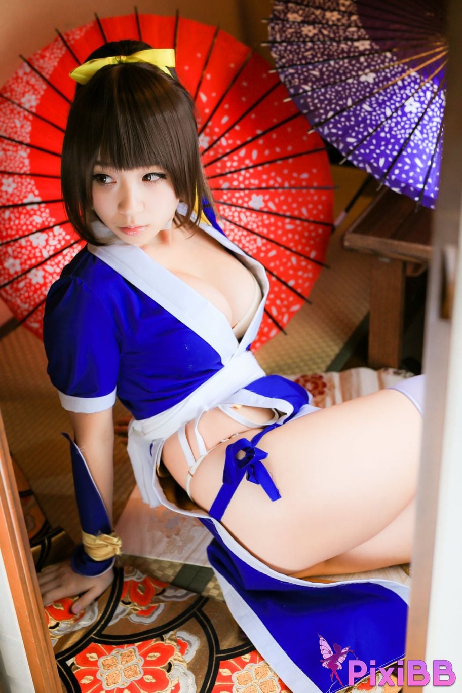 Japanese Idol Moe Iori Kasumi stomach character too degree PixiBB.COM 453