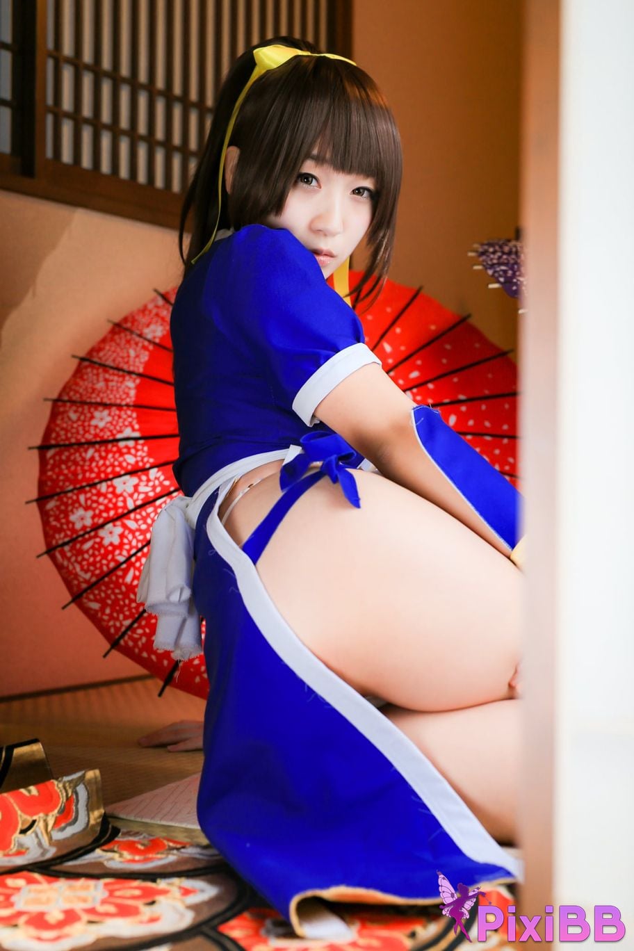 Japanese Idol Moe Iori Kasumi stomach character too degree PixiBB.COM 454