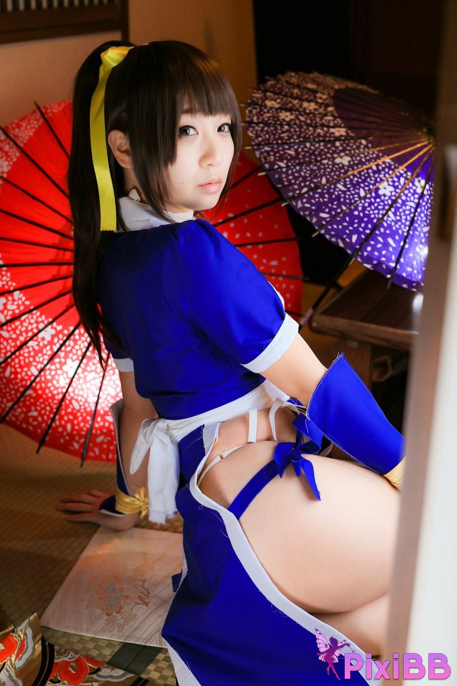 Japanese Idol Moe Iori Kasumi stomach character too degree PixiBB.COM 455