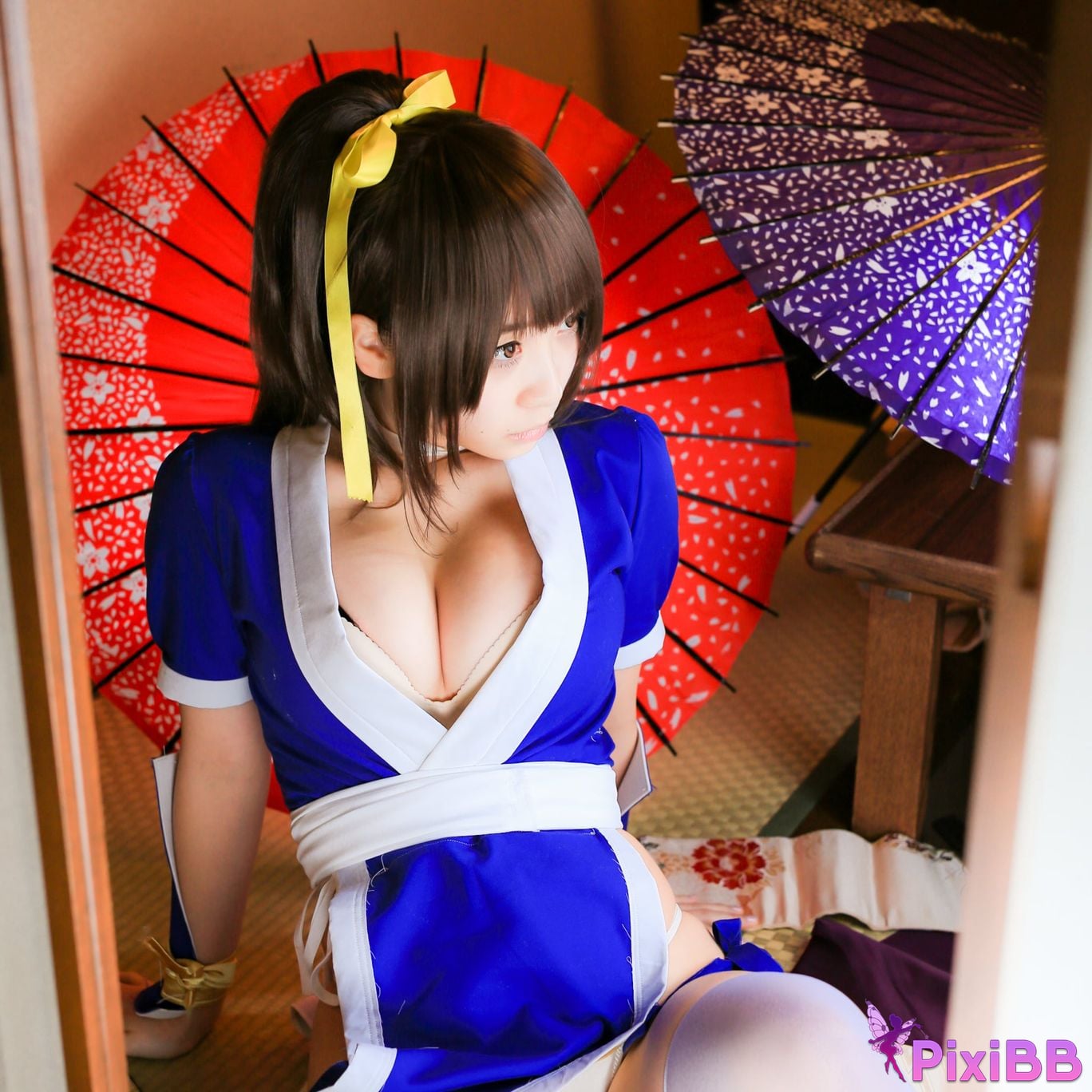 Japanese Idol Moe Iori Kasumi stomach character too degree PixiBB.COM 460