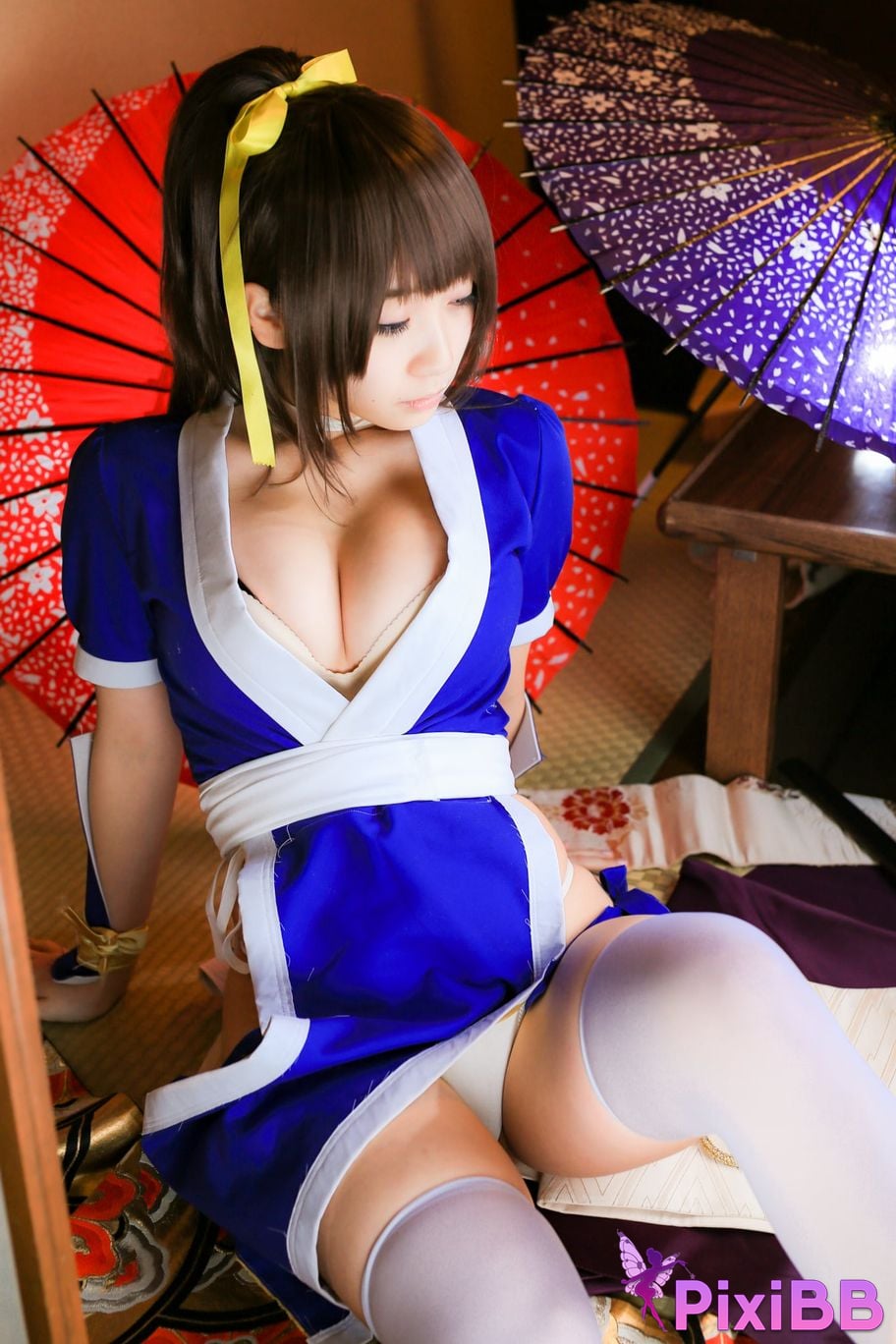 Japanese Idol Moe Iori Kasumi stomach character too degree PixiBB.COM 465