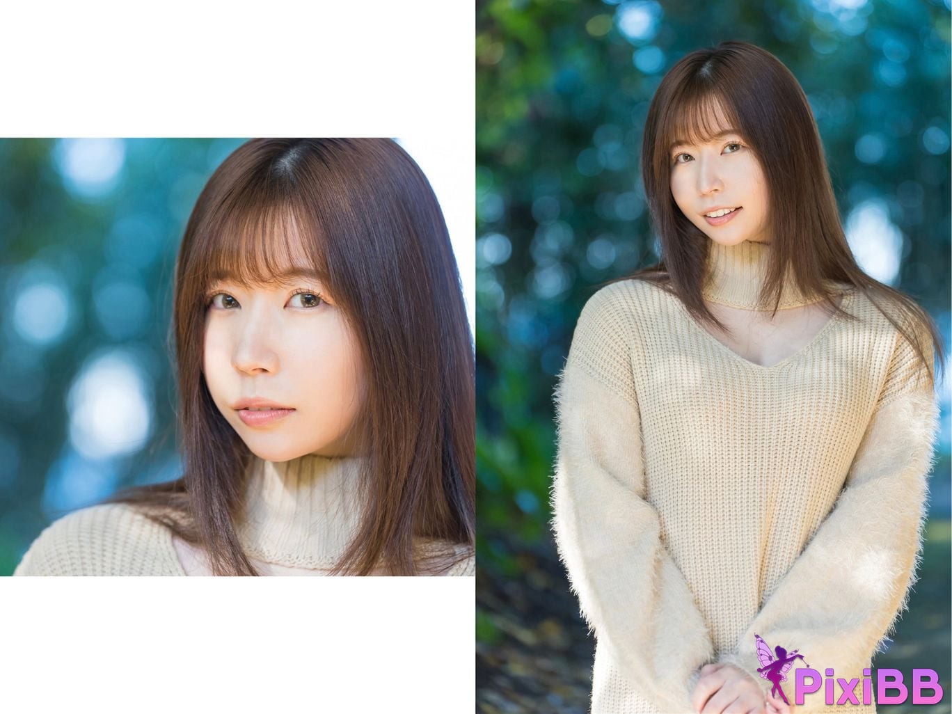 Japanese Idol Miyako Nanjo If you turn around... With illuminated by the spring light PixiBB.COM 013