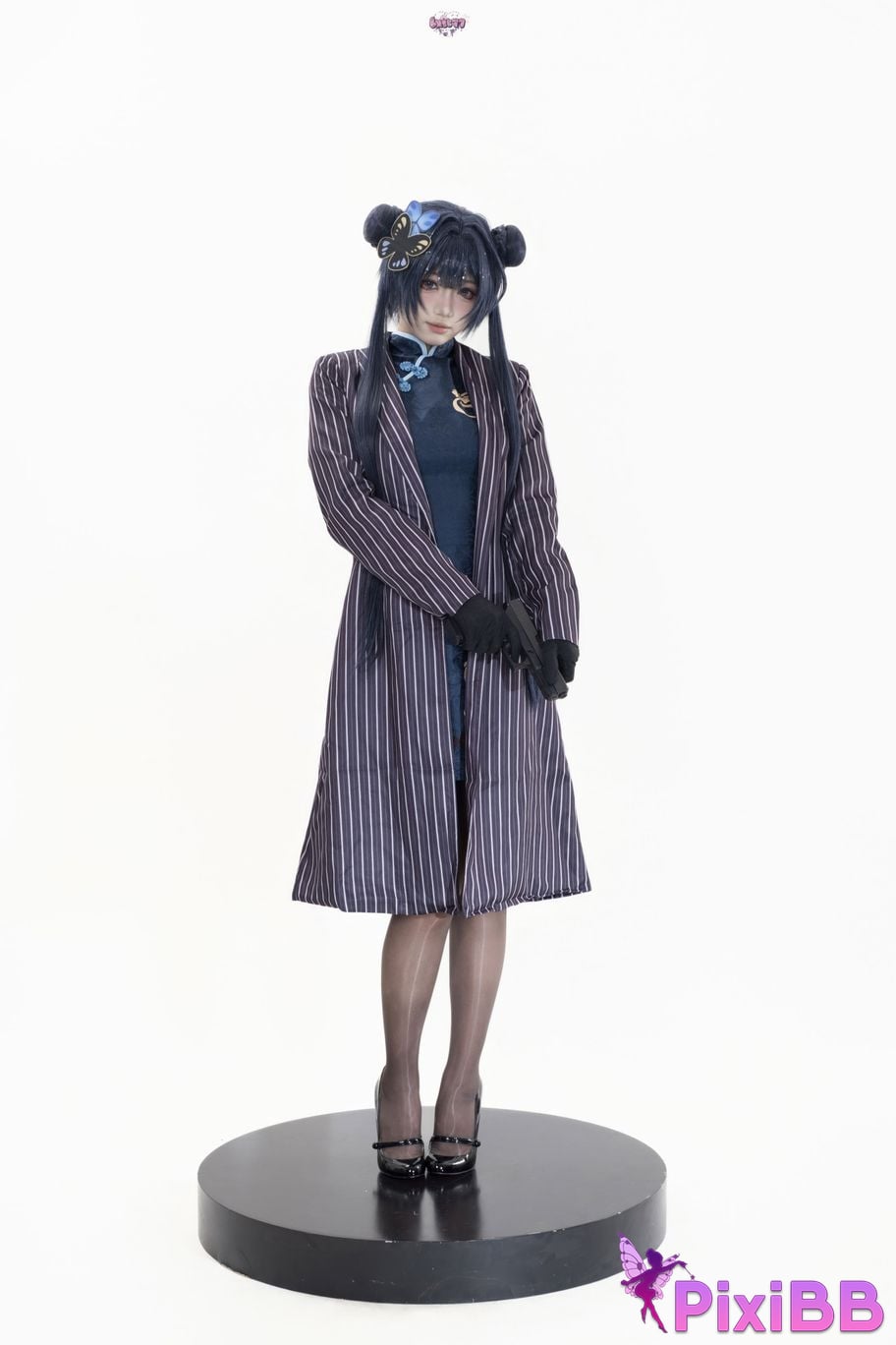 Cosplayer Qiqi be good Azure Files Hizakibara skin PixiBB.COM 001