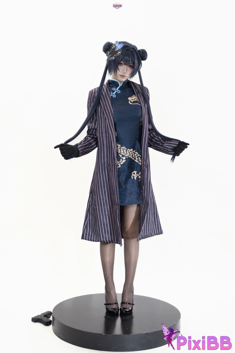Cosplayer Qiqi be good Azure Files Hizakibara skin PixiBB.COM 002
