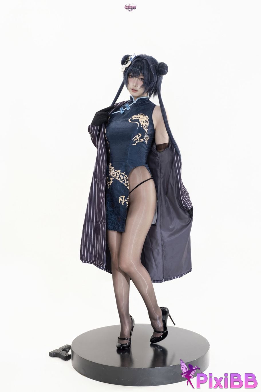 Cosplayer Qiqi be good Azure Files Hizakibara skin PixiBB.COM 007