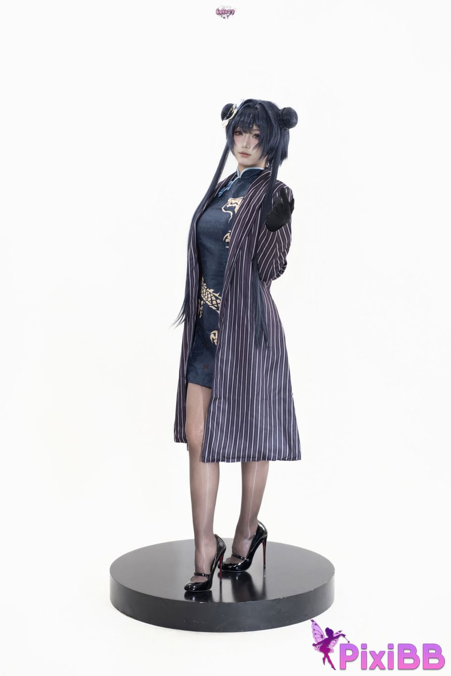 Cosplayer Qiqi be good Azure Files Hizakibara skin PixiBB.COM 012