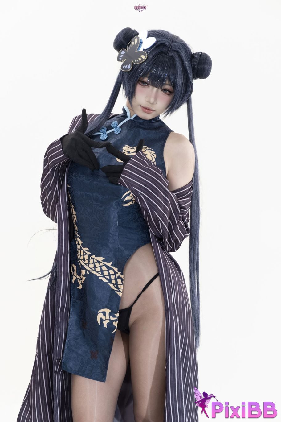 Cosplayer Qiqi be good Azure Files Hizakibara skin PixiBB.COM 013