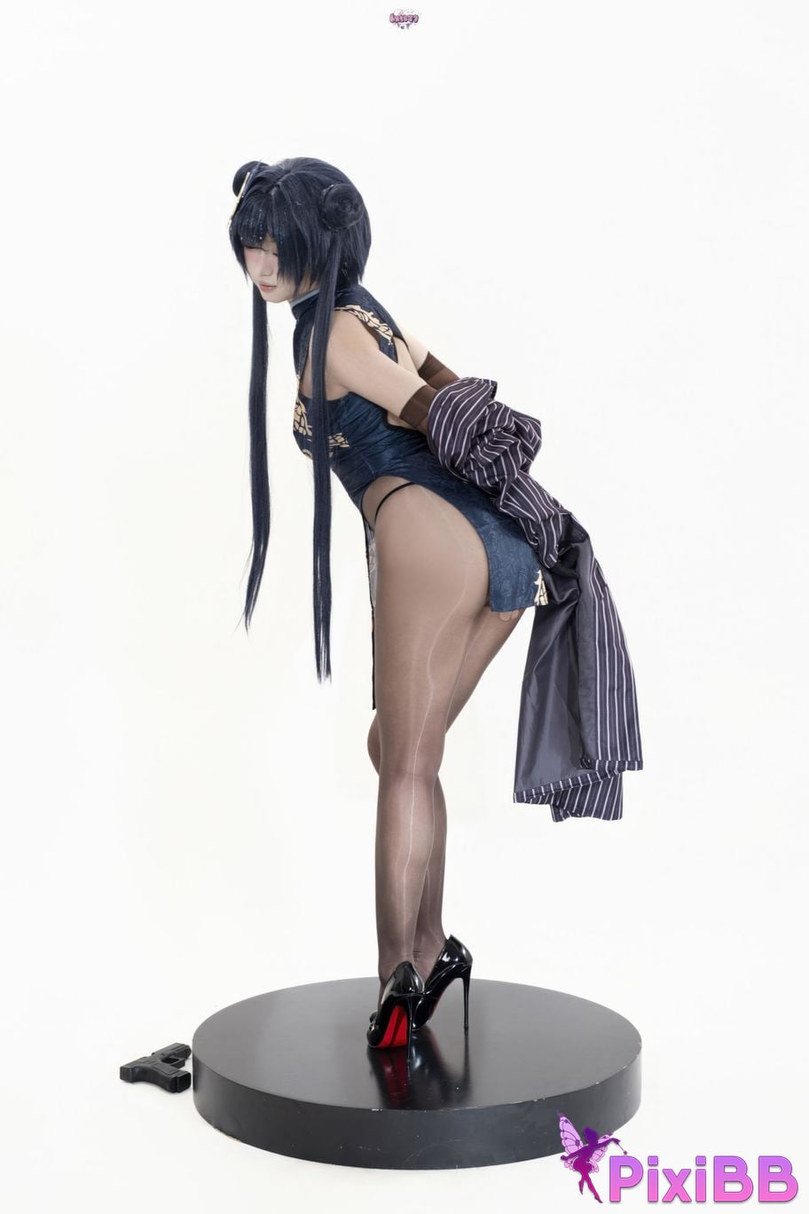 Cosplayer Qiqi be good Azure Files Hizakibara skin PixiBB.COM 015