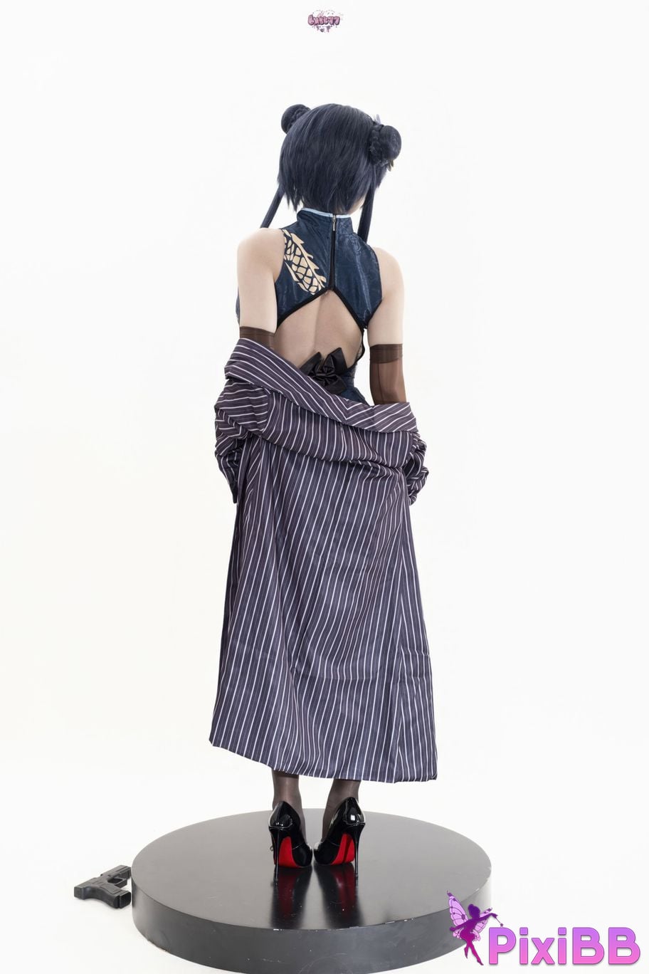 Cosplayer Qiqi be good Azure Files Hizakibara skin PixiBB.COM 017