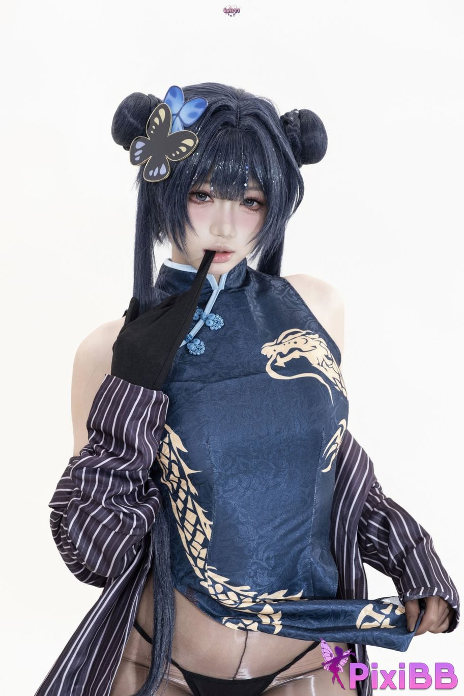 Cosplayer Qiqi be good Azure Files Hizakibara skin PixiBB.COM 020