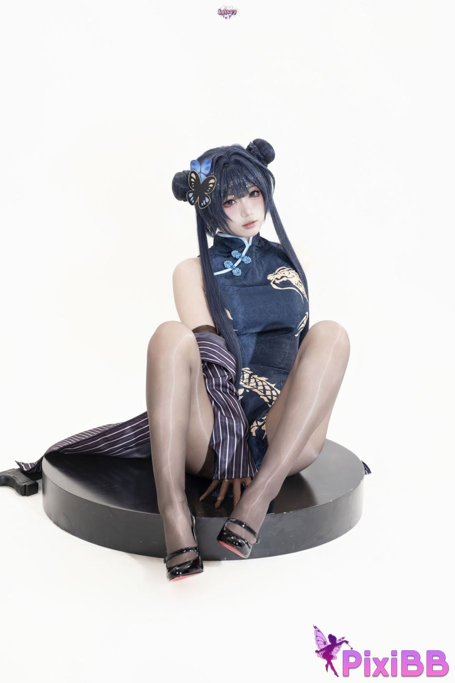 Cosplayer Qiqi be good Azure Files Hizakibara skin PixiBB.COM 031