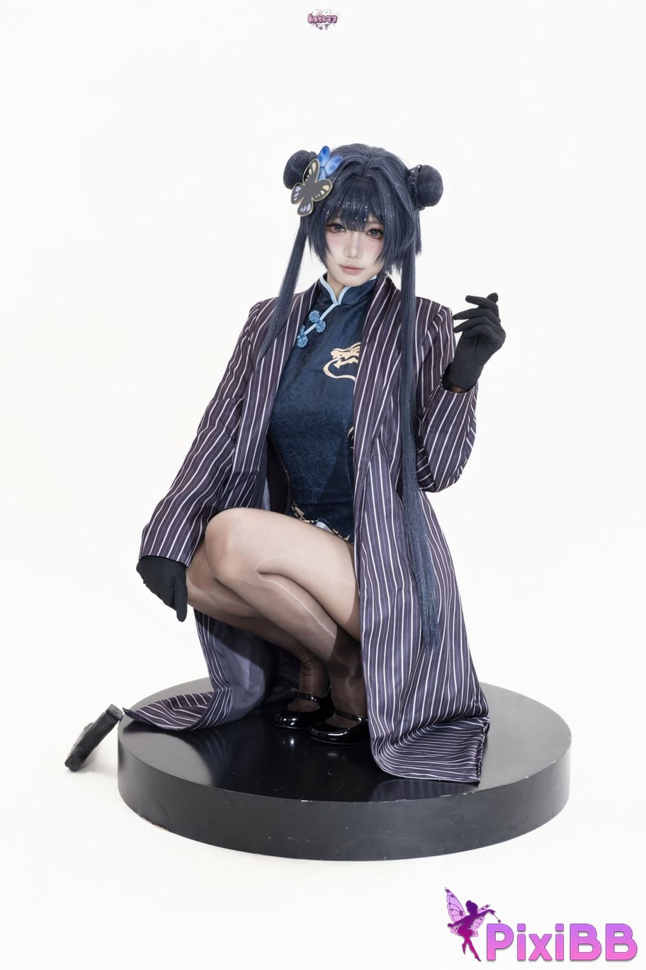 Cosplayer Qiqi be good Azure Files Hizakibara skin PixiBB.COM 034