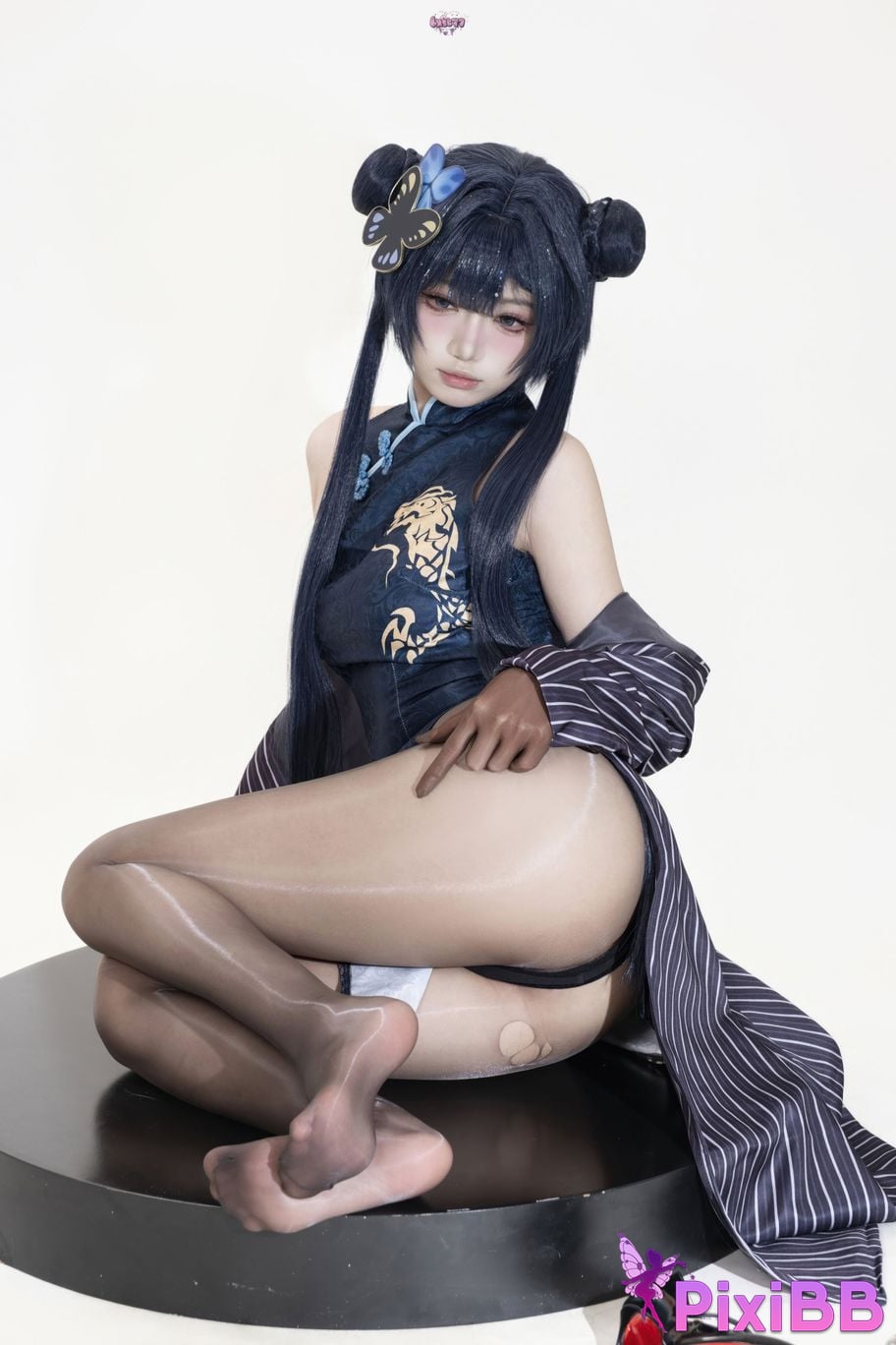 Cosplayer Qiqi be good Azure Files Hizakibara skin PixiBB.COM 039