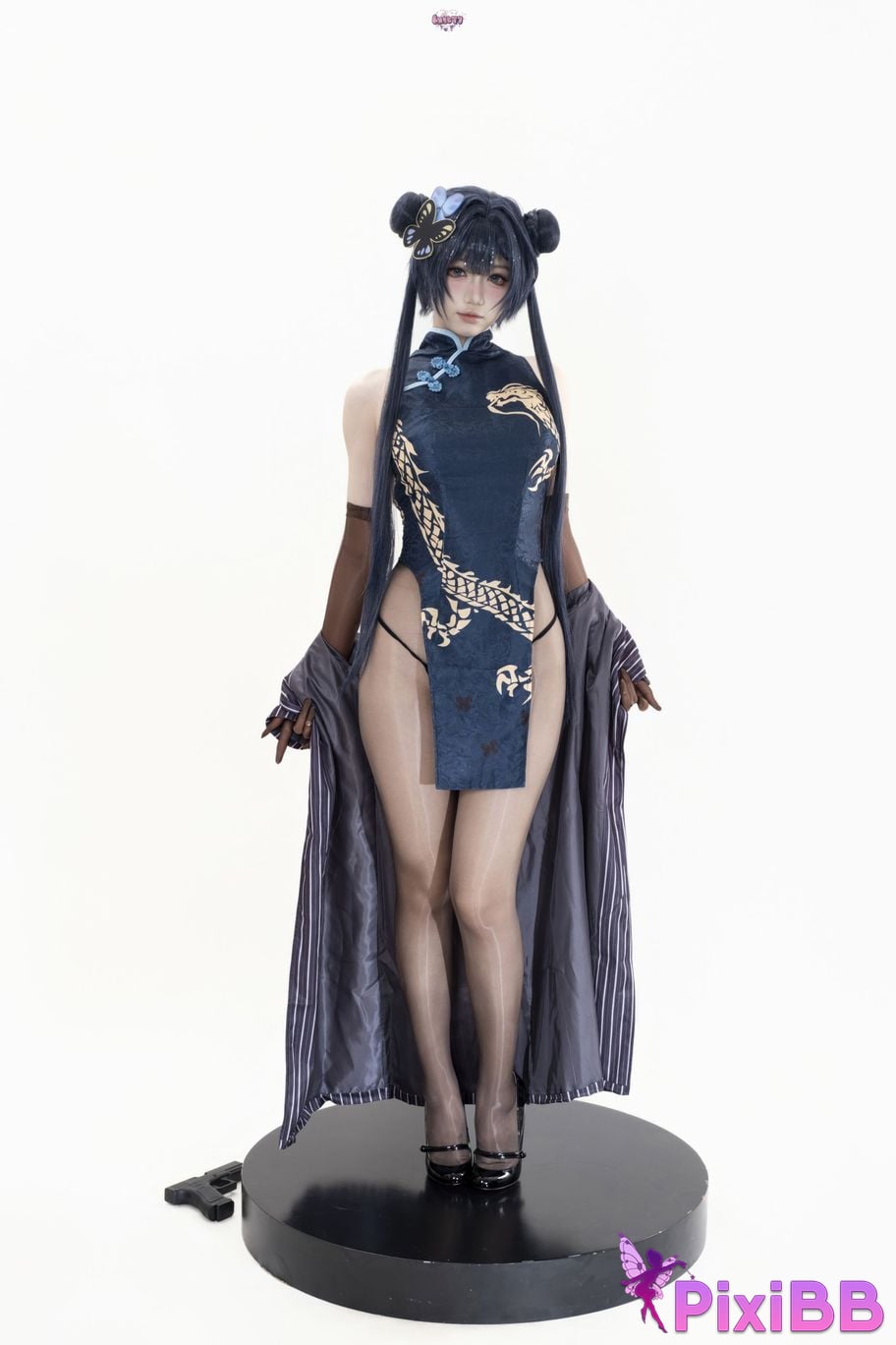 Cosplayer Qiqi be good Azure Files Hizakibara skin PixiBB.COM 042