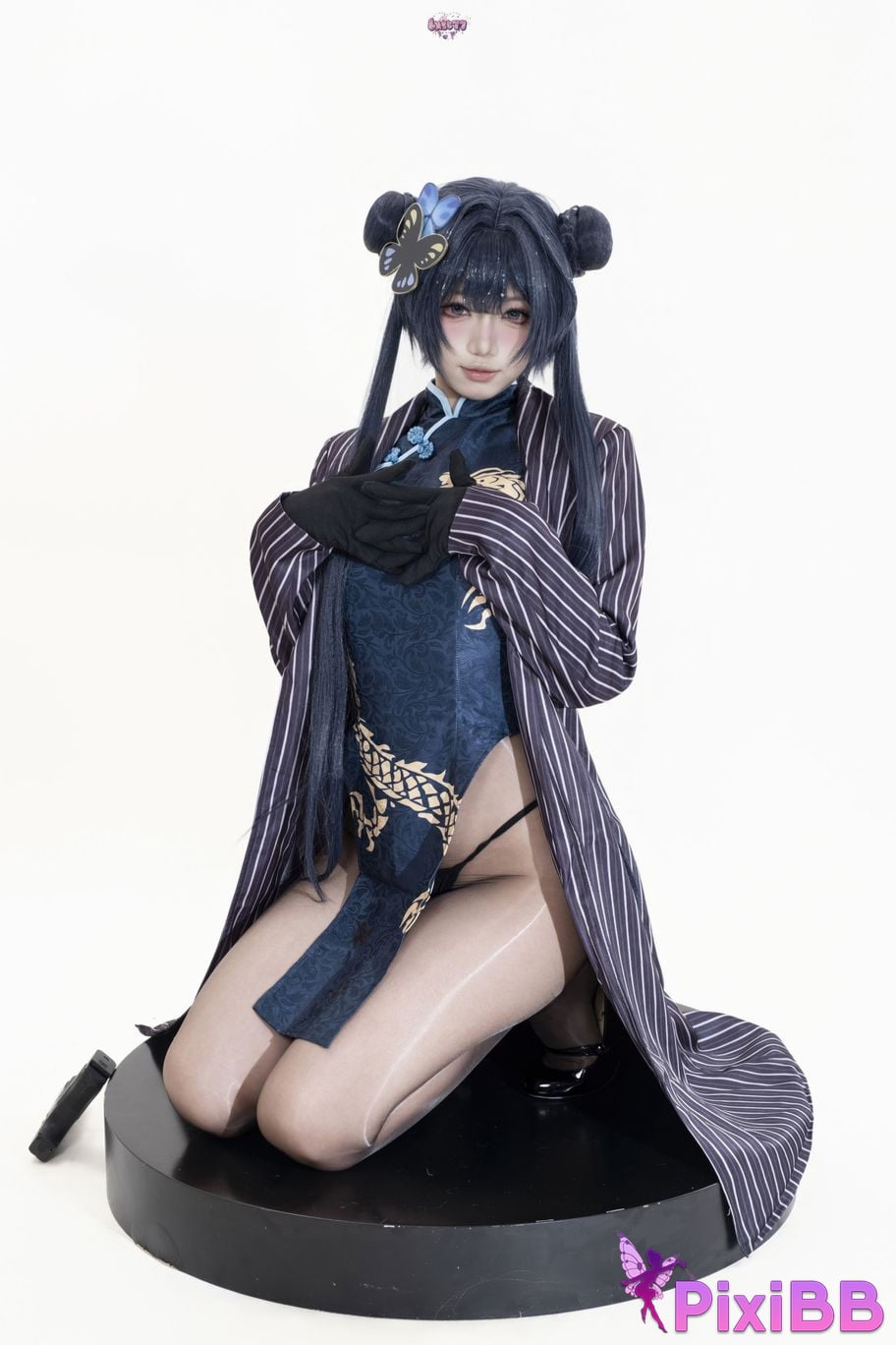 Cosplayer Qiqi be good Azure Files Hizakibara skin PixiBB.COM 045