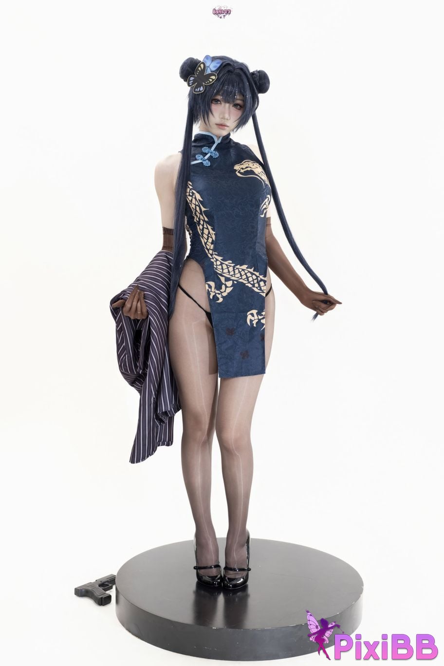 Cosplayer Qiqi be good Azure Files Hizakibara skin PixiBB.COM 046
