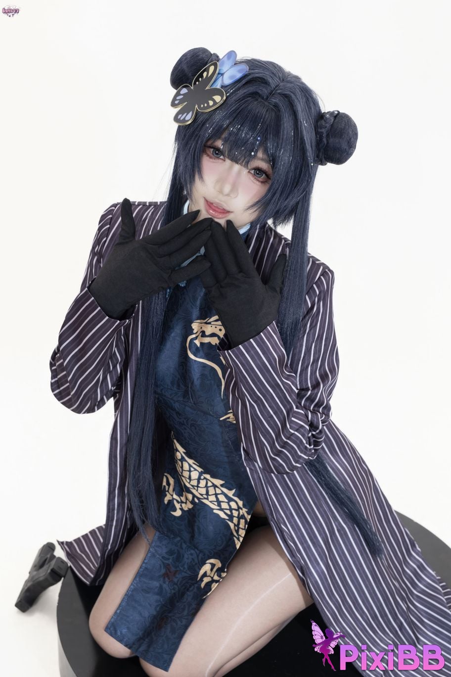 Cosplayer Qiqi be good Azure Files Hizakibara skin PixiBB.COM 056