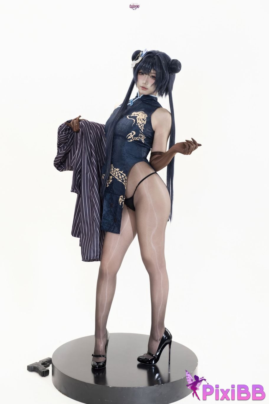 Cosplayer Qiqi be good Azure Files Hizakibara skin PixiBB.COM 058