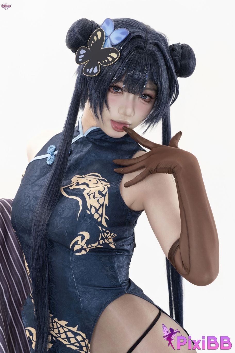 Cosplayer Qiqi be good Azure Files Hizakibara skin PixiBB.COM 060