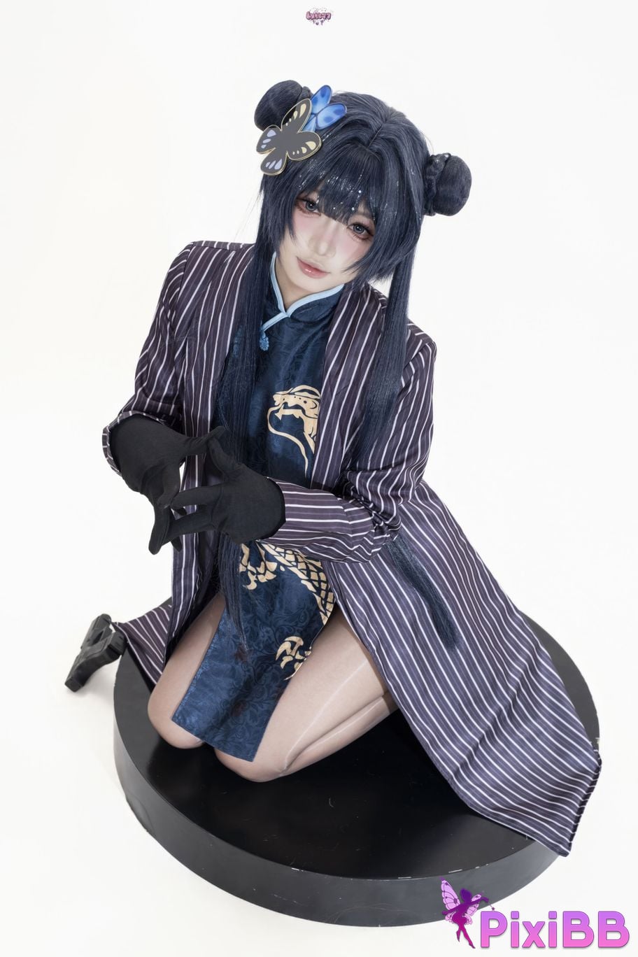 Cosplayer Qiqi be good Azure Files Hizakibara skin PixiBB.COM 067