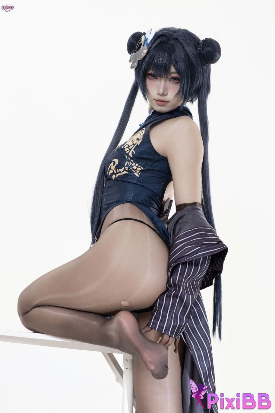 Cosplayer Qiqi be good Azure Files Hizakibara skin PixiBB.COM 068