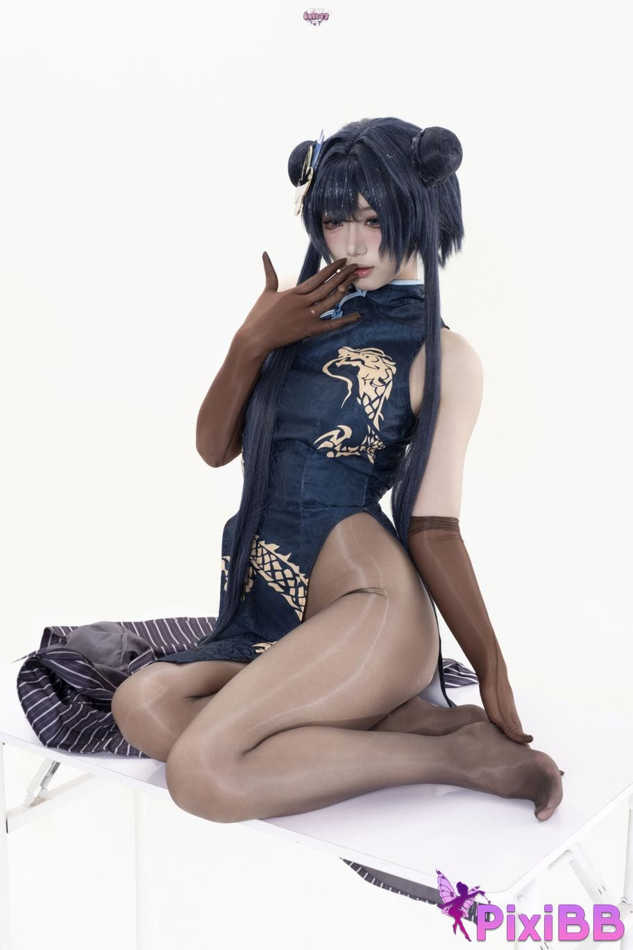 Cosplayer Qiqi be good Azure Files Hizakibara skin PixiBB.COM 076