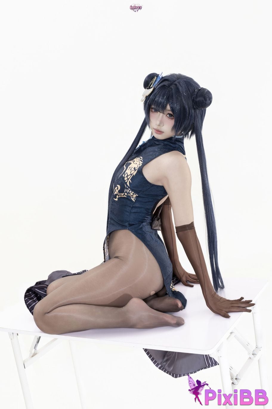 Cosplayer Qiqi be good Azure Files Hizakibara skin PixiBB.COM 077