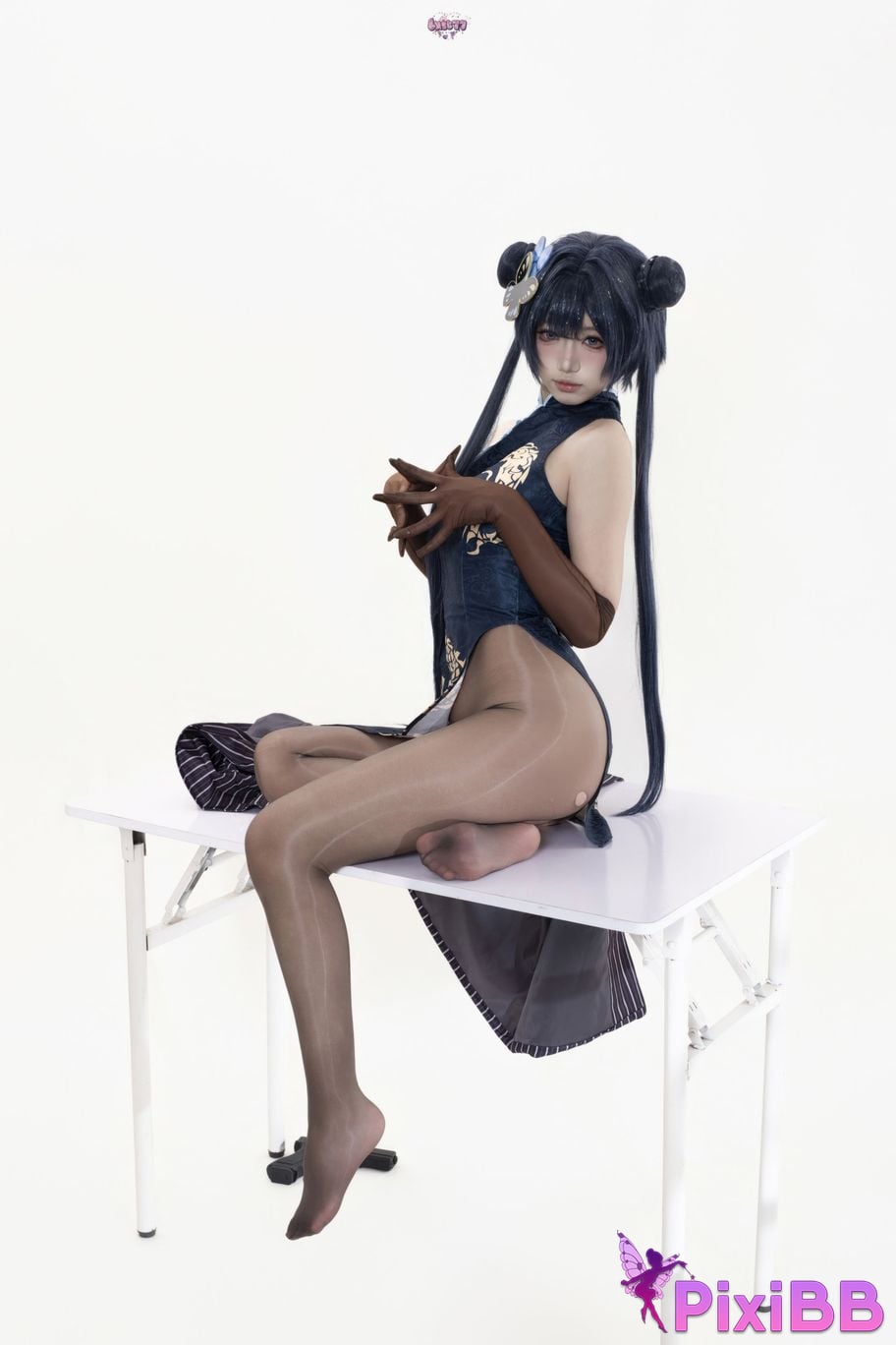 Cosplayer Qiqi be good Azure Files Hizakibara skin PixiBB.COM 081