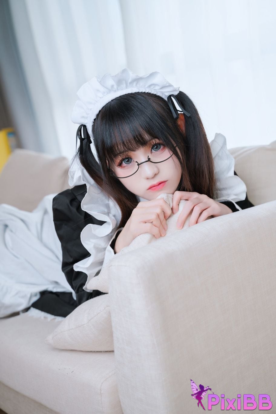 Cosplayer miko Sauce ww Birthday limited maid PixiBB.COM 007