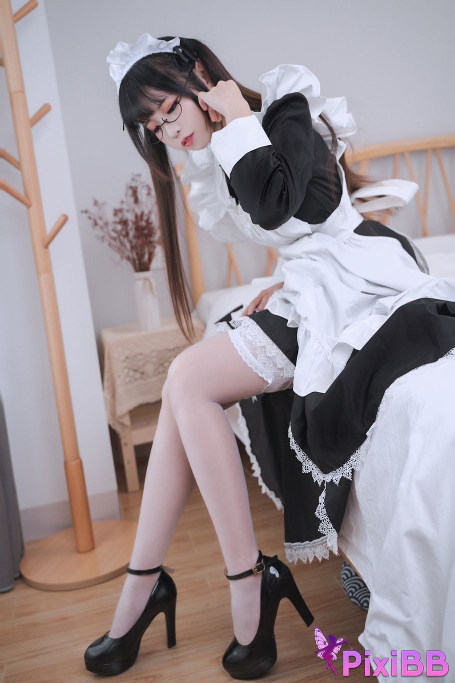 Cosplayer miko Sauce ww Birthday limited maid PixiBB.COM 014