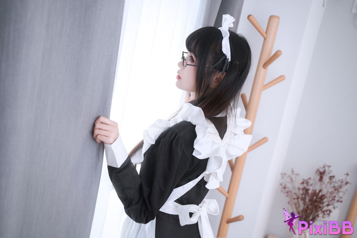 Cosplayer miko Sauce ww Birthday limited maid PixiBB.COM 018