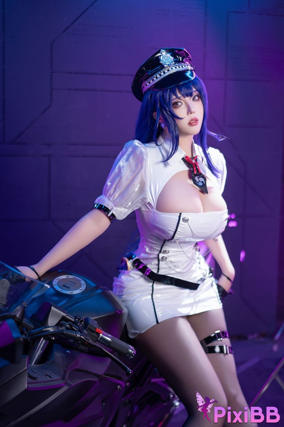 Cosplayer bacteria ye tako Genshin General Thunder Racing PixiBB.COM 001