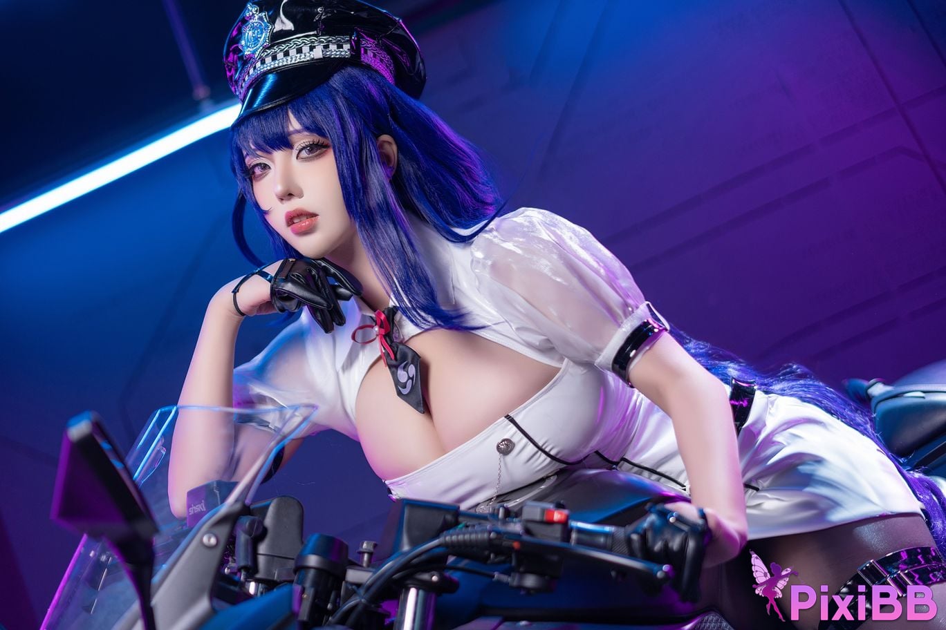 Cosplayer bacteria ye tako Genshin General Thunder Racing PixiBB.COM 005