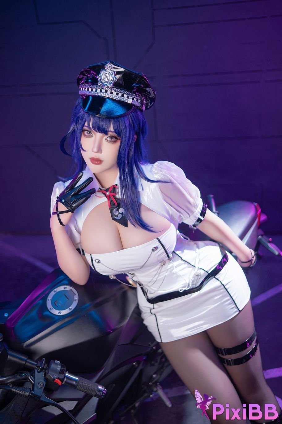 Cosplayer bacteria ye tako Genshin General Thunder Racing PixiBB.COM 007