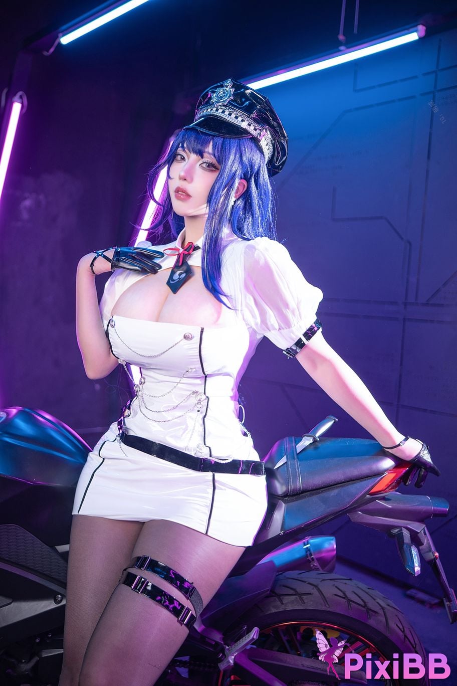 Cosplayer bacteria ye tako Genshin General Thunder Racing PixiBB.COM 009