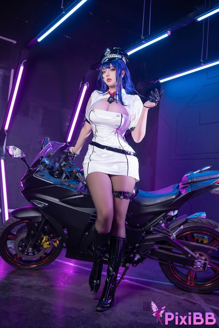 Cosplayer bacteria ye tako Genshin General Thunder Racing PixiBB.COM 012