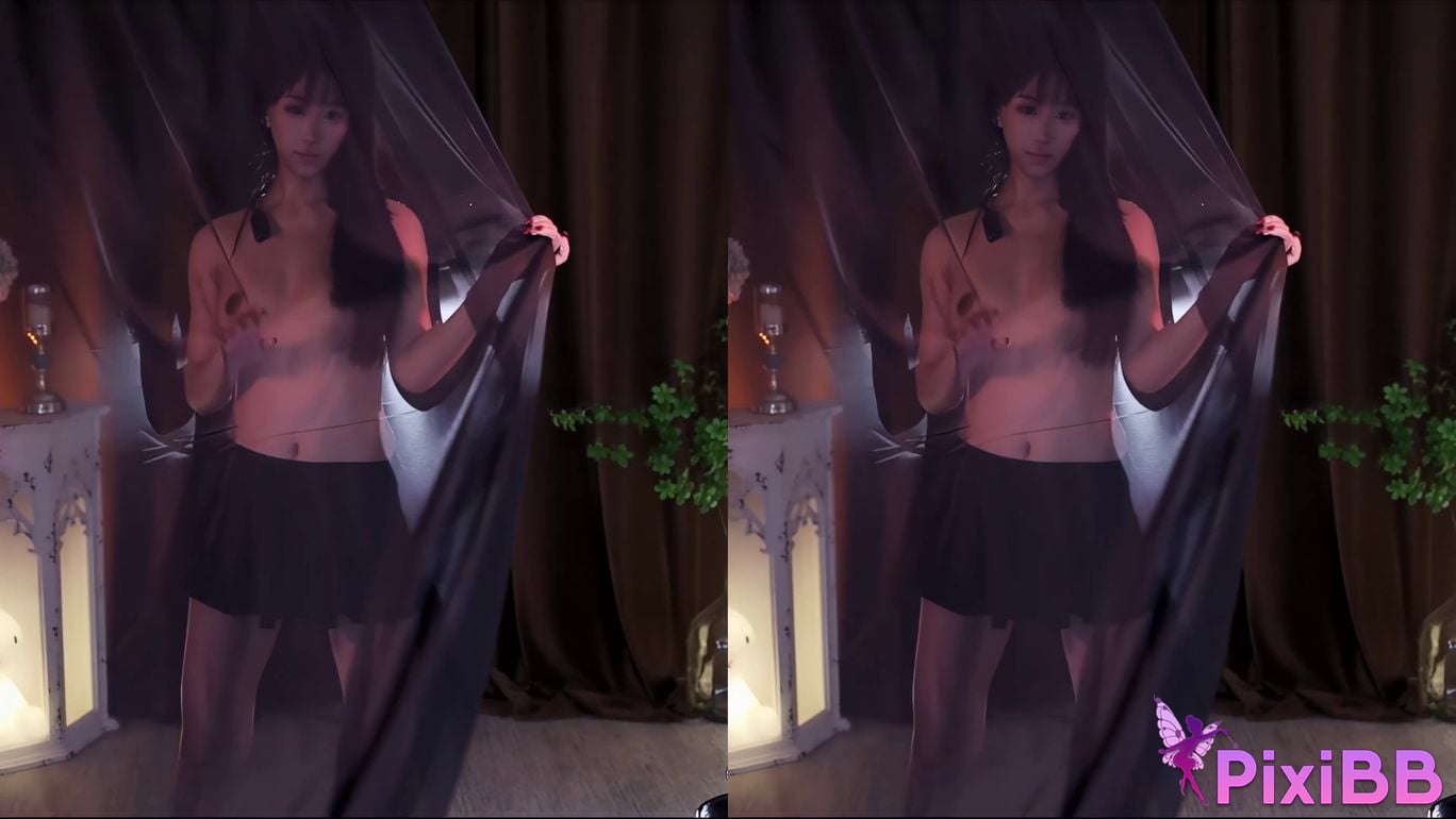 Little titty cat Pure version of the white and tender goddess dancing naked PixiBB.COM 007