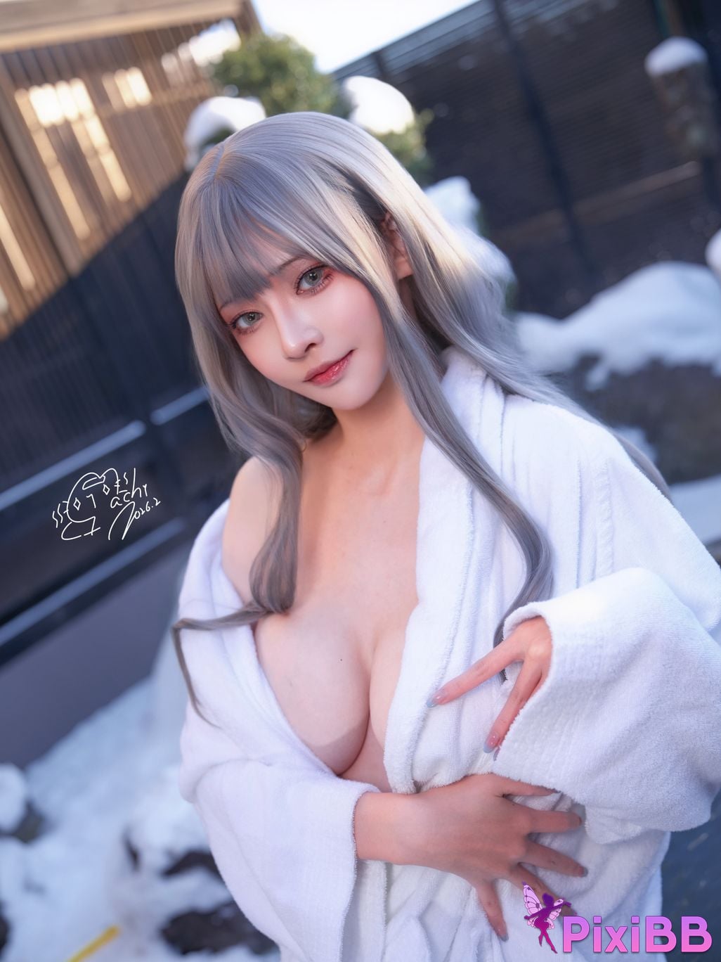 Cosplayer Machi Ma Ji Hot spring bathrobe PixiBB.COM 005