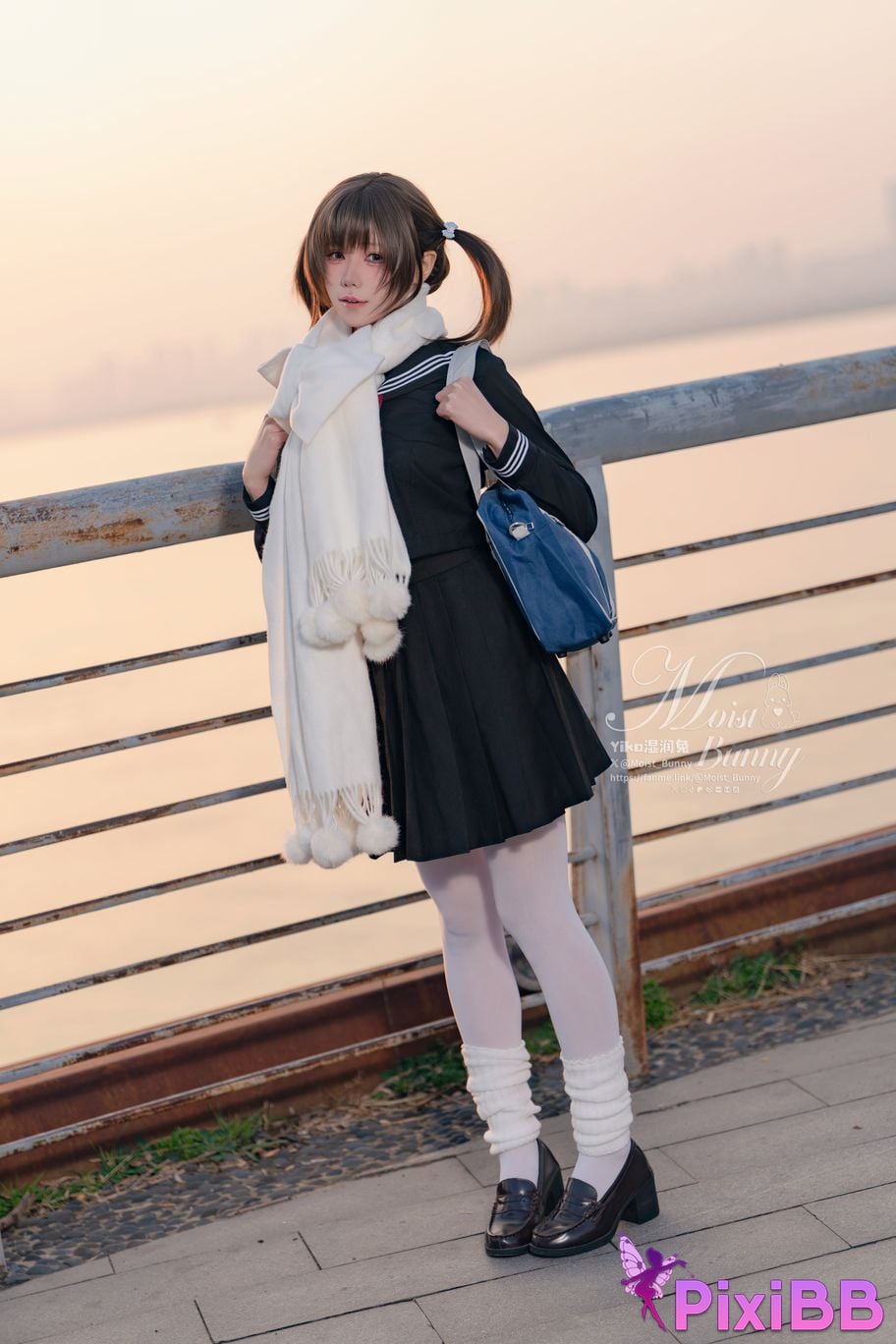 Cosplayer Sticky Dumpling Rabbit 2026 Year 02 monthly works The way back after class PixiBB.COM 034