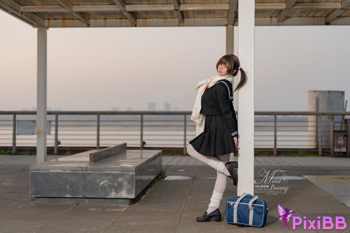 Cosplayer Sticky Dumpling Rabbit 2026 Year 02 monthly works The way back after class PixiBB.COM 056